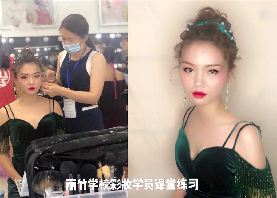 南寧化妝課堂：同學(xué)們交作業(yè)時(shí)間到