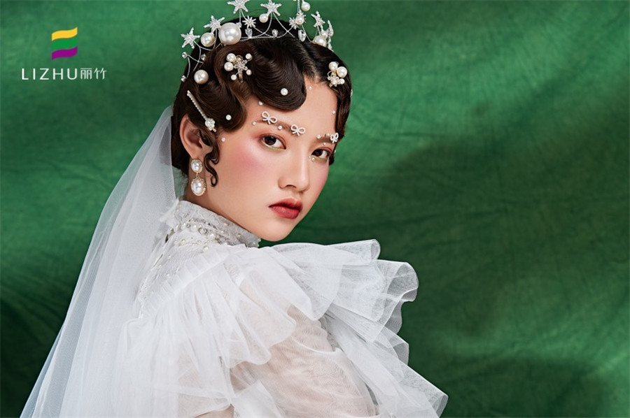 麗竹彩妝作品：珠光·氣場·奢華感