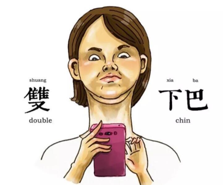 據(jù)說(shuō)可以消除雙下巴的美容手法