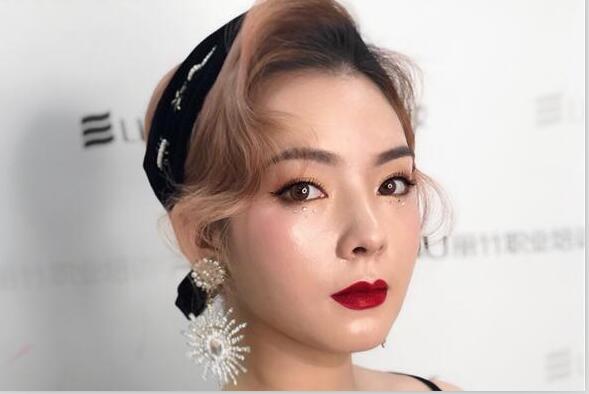 麗竹彩妝作品：輕奢名媛風造型