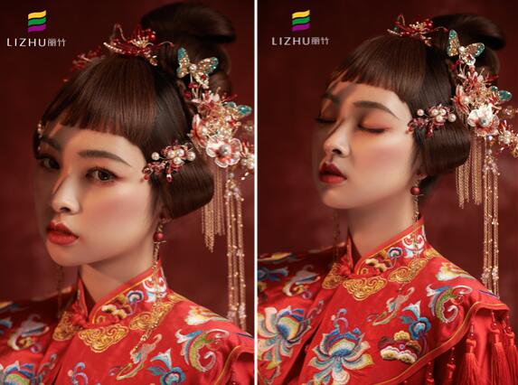 中式秀禾新娘，廣西正規(guī)化妝培訓(xùn)大放國風(fēng)魅力