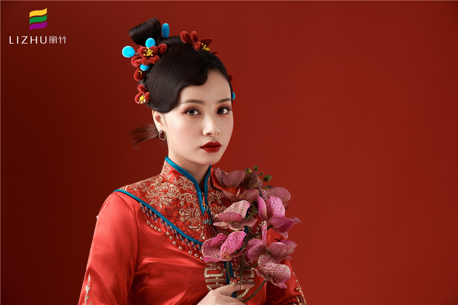 南寧人氣高的化妝學校作品：中式新娘造型