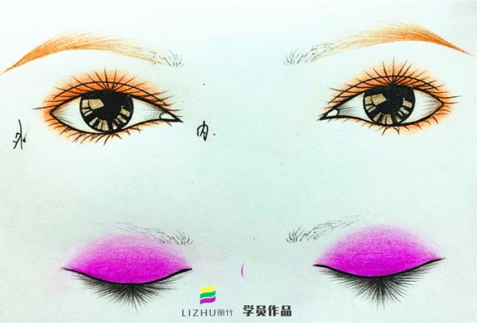 如何在紙上畫眼影？廣西專業(yè)化妝學(xué)校教你