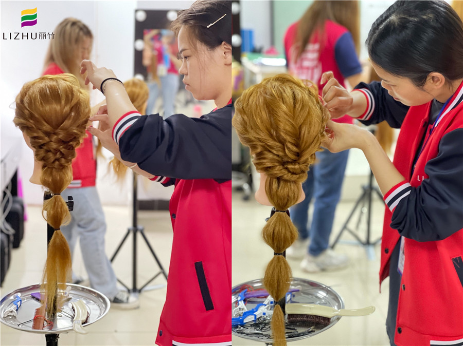 歡迎來(lái)到廣西南寧化妝學(xué)校編發(fā)班課堂