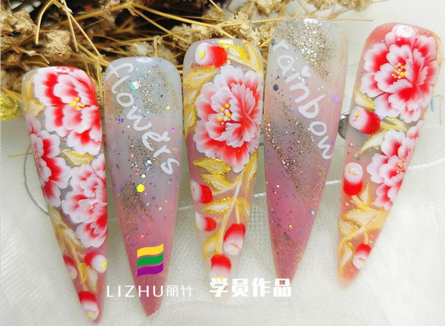 廣西美甲課堂：你涂的美甲封層為什么不亮