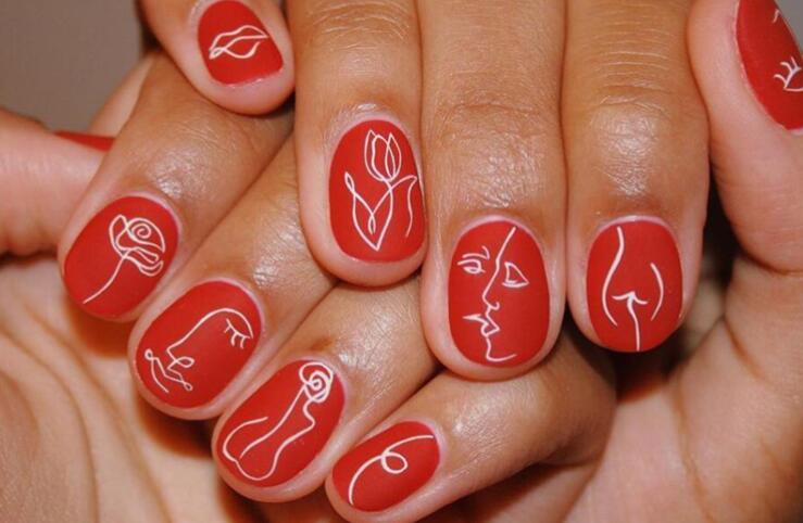 南寧麗竹美甲學(xué)校：簡(jiǎn)易手繪美甲推薦