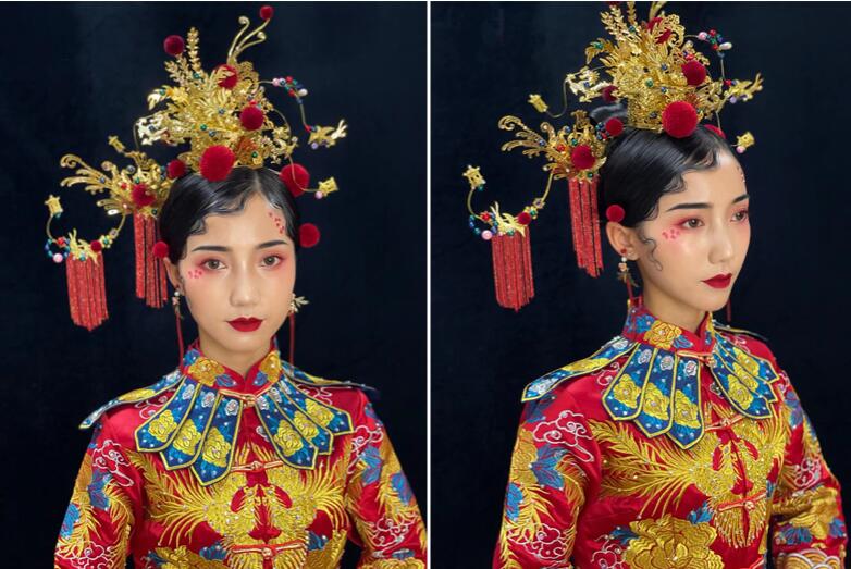 古風新娘妝容造型 |  廣西哪里可以學化古裝
