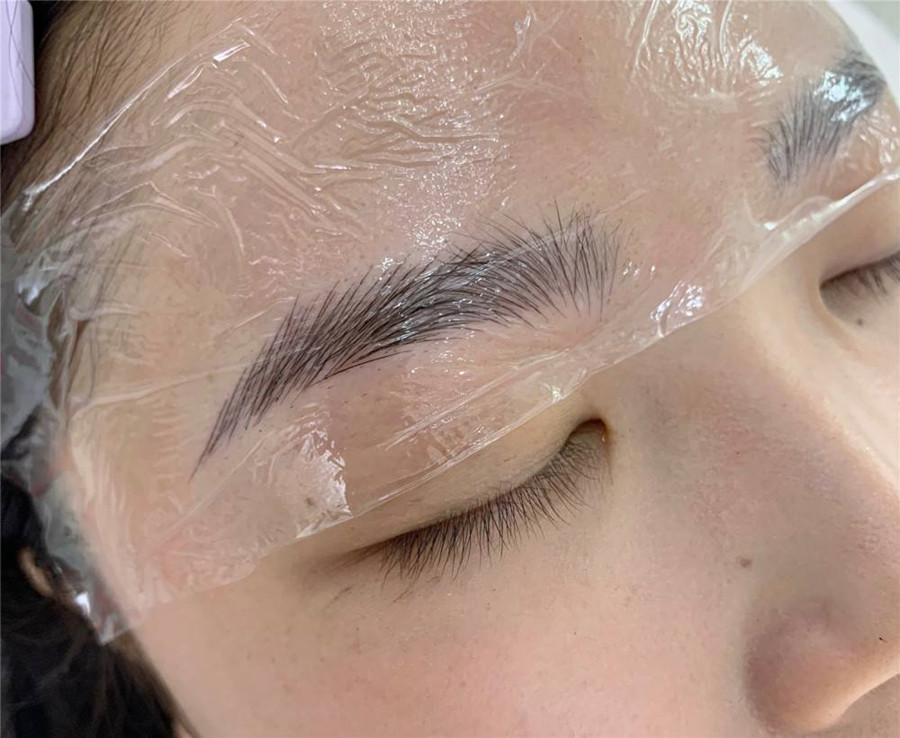 紋眉淡化的技巧，南寧紋繡學習資料