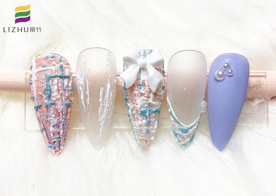 石膏膠美甲，南寧美甲學(xué)校秋冬美甲推薦