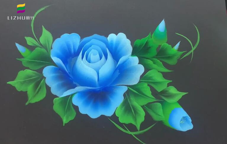 排筆彩繪美甲 ，南寧美甲學(xué)校學(xué)員作品