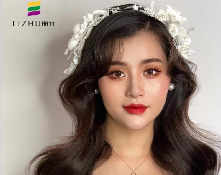 韓式披發(fā)新娘，彩妝化妝培訓(xùn)學(xué)校作品