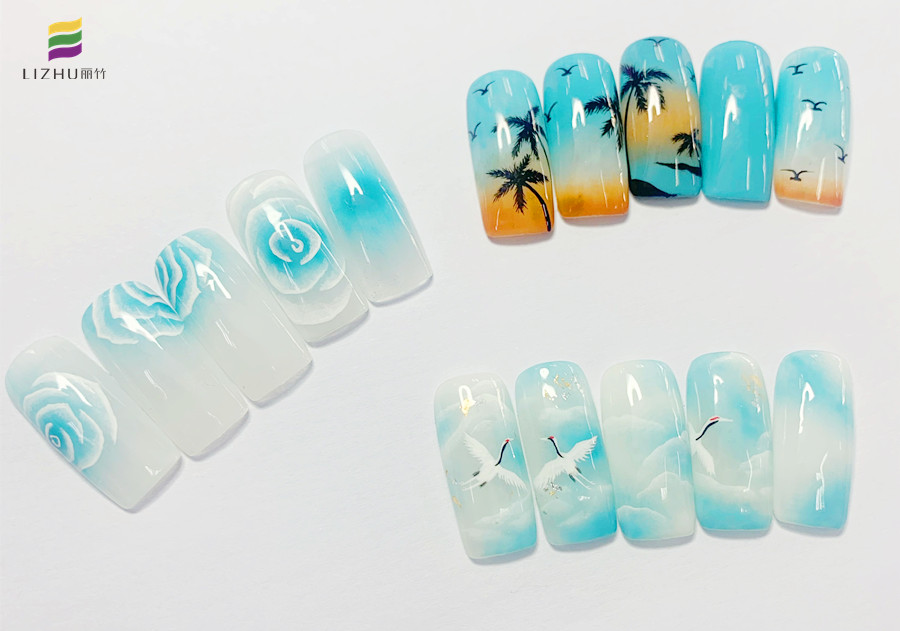 網(wǎng)紅美甲火爆款，麗竹美甲學(xué)校學(xué)員作品