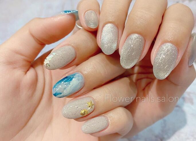 分享晶石貓眼美甲圖片，告訴你廣西學(xué)美甲哪家時(shí)尚