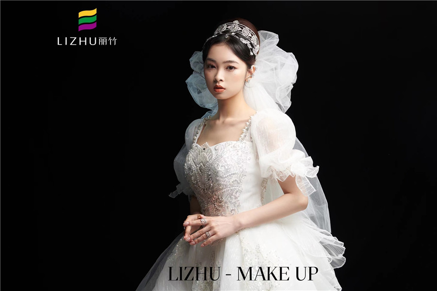 復(fù)古氣質(zhì)新娘，麗竹學(xué)校彩妝原創(chuàng)作品