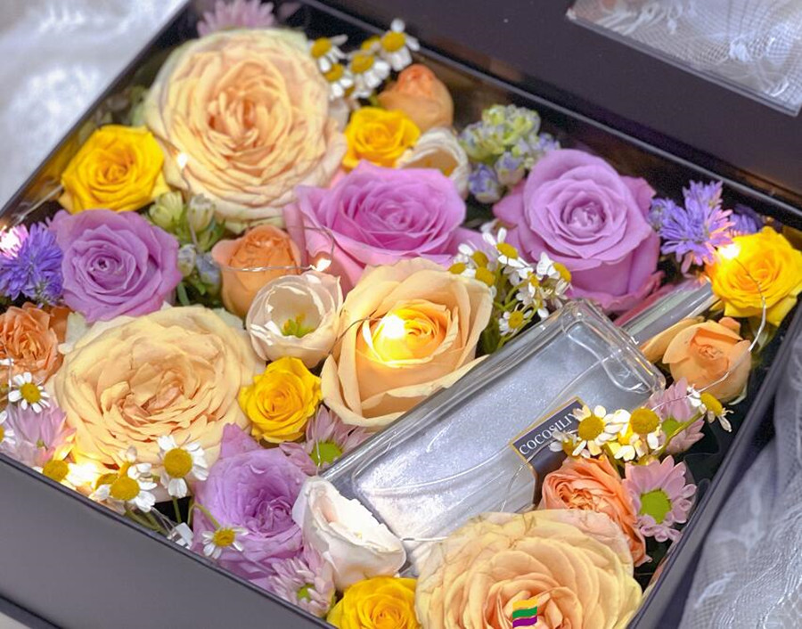 韓式花盒的特點，廣西花藝培訓(xùn)班詳細講解