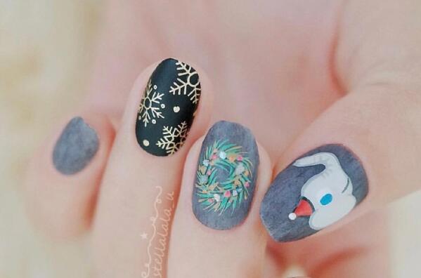 卡通美甲圖片，南寧網(wǎng)紅美甲培訓(xùn)班分享