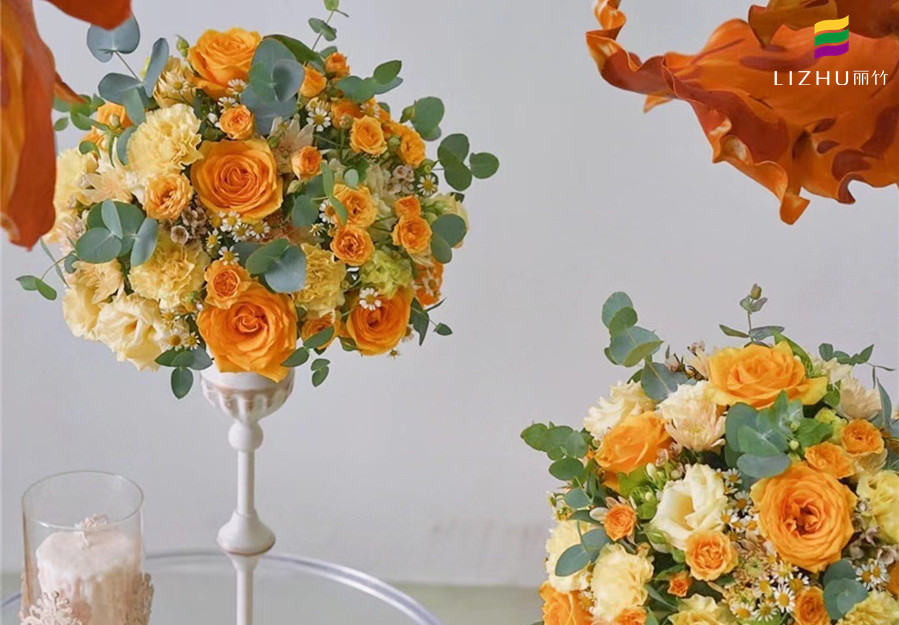 制作半球形桌花技巧，南寧插花學(xué)校浪漫分享