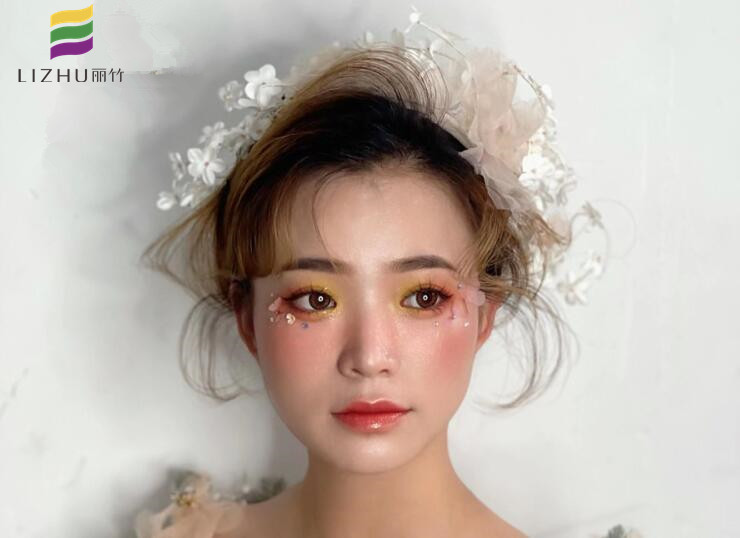 抽絲森系新娘，廣西新娘妝培訓學校作品