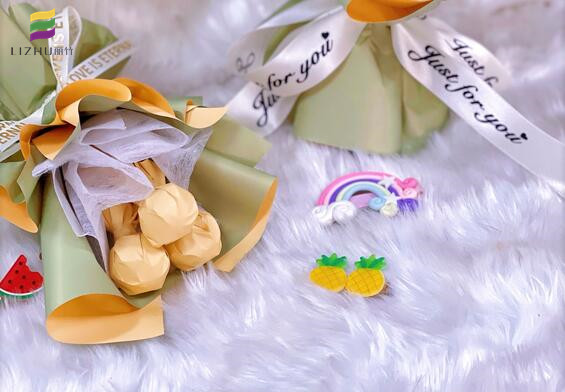 零食花束圖片，南寧花藝師培訓學校作品