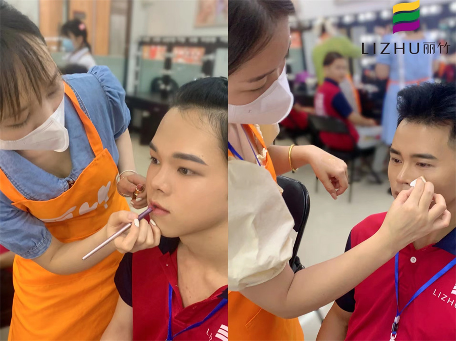 男士化妝技巧，南寧化妝學(xué)校分享課件