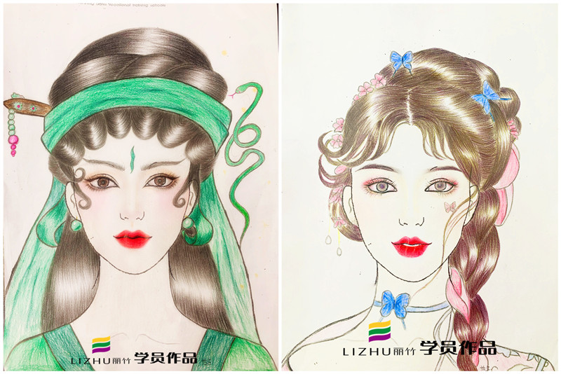 紙妝基礎(chǔ)圖練習(xí)，零基礎(chǔ)學(xué)化妝一點也不難