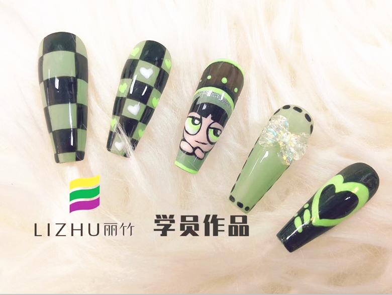 學美甲需要多長時間？看看麗竹美甲學校學員作品就知道了