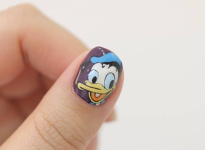 卡通手繪美甲教程，?南寧美甲速成班教你