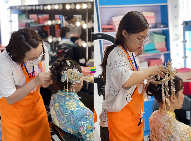 南寧化妝學(xué)校新娘妝：如何挑選頭飾？