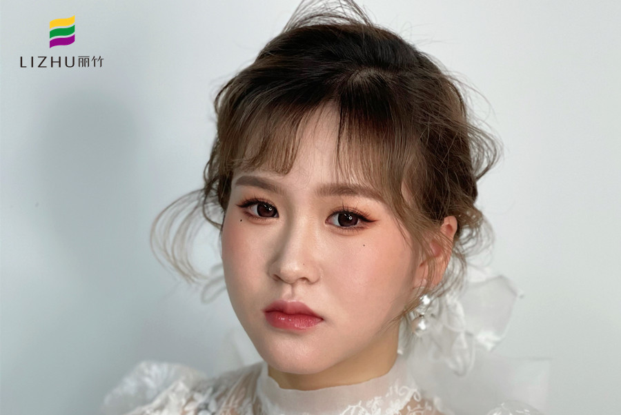 抽絲新娘造型，廣西美妝專業(yè)造型學(xué)校學(xué)員作品