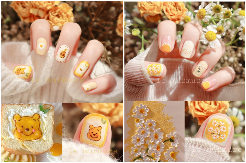 春天繁花美甲，南寧美甲造型款式學校推薦