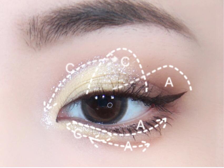 春日彩色眼妝，廣西彩妝基礎(chǔ)培訓(xùn)教學(xué)