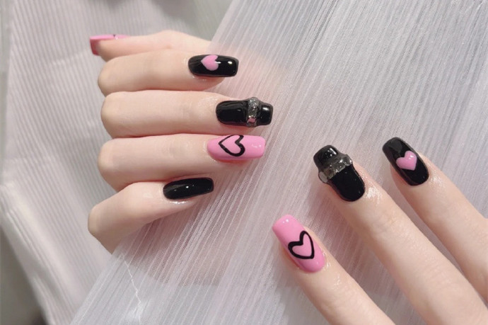 辣妹短款美甲，南寧美甲培訓(xùn)推薦分享