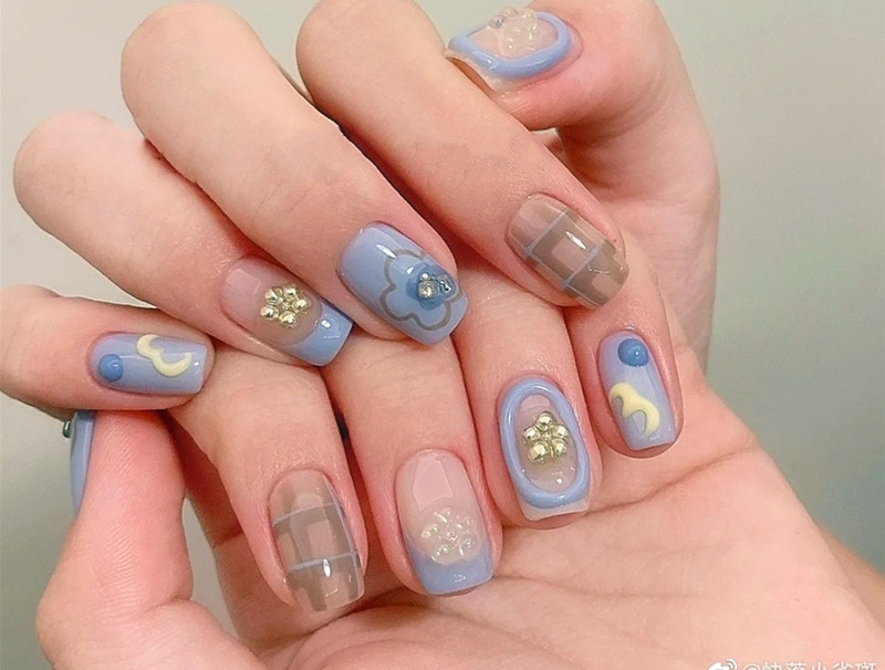 可愛手繪小短甲，零基礎學美甲技術(shù)