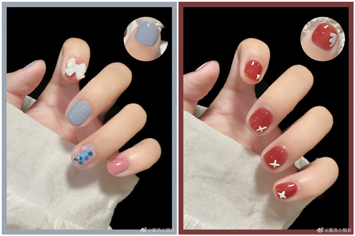 廣西美甲網(wǎng)紅造型班：冰透美甲，俏皮可愛又童趣