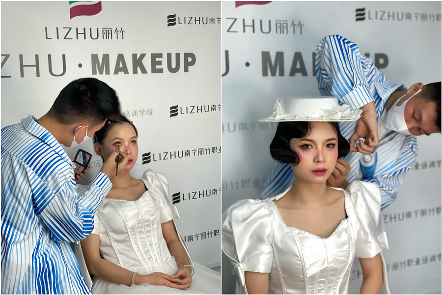 法式新娘特點，南寧化妝新娘造型培訓(xùn)分享