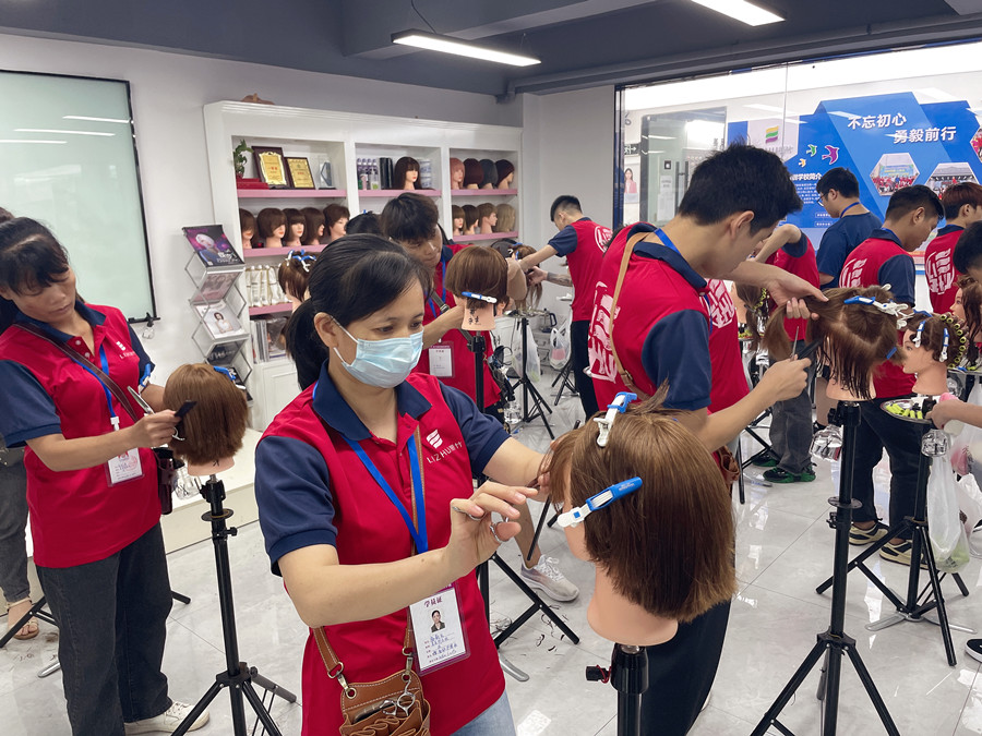 圓形堆積技巧，廣西剪發(fā)基礎(chǔ)培訓(xùn)分享