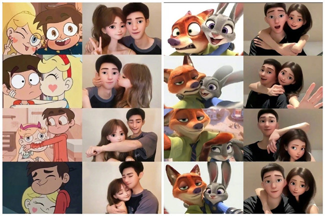 廣西拍照：超全卡通拍照姿勢，古靈精怪