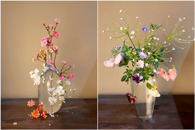 玻璃瓶花藝作品，南寧花藝學(xué)校排行榜推薦