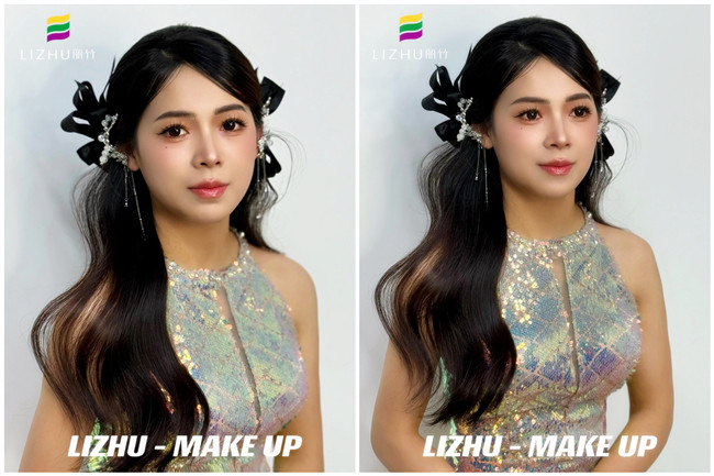 禮服造型，廣西化妝形象學(xué)校作品