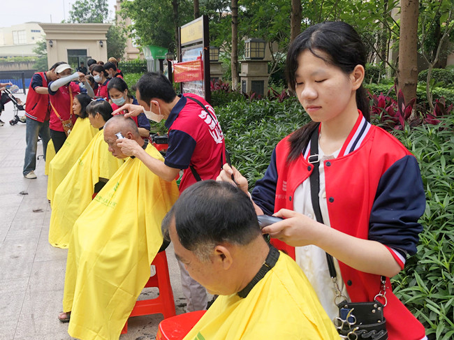 廣西免費(fèi)理發(fā)活動(dòng)：森林假日外小區(qū)專場