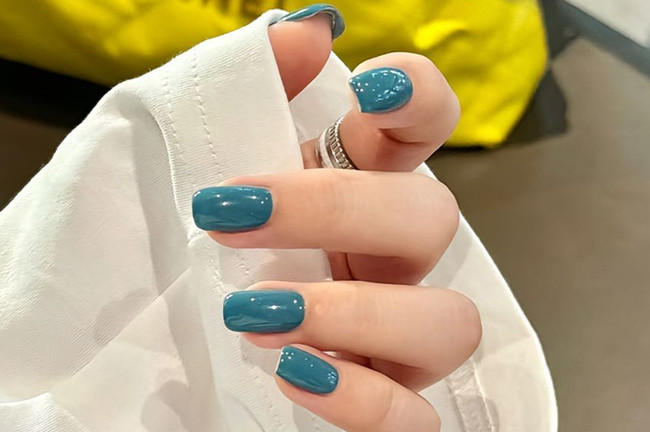 適合夏天的純色美甲，南寧美甲培訓(xùn)速成班整理