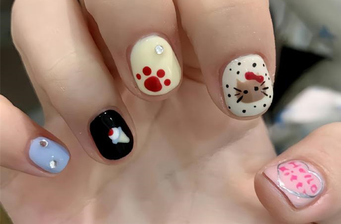 糖果色短甲推薦，廣西美甲進(jìn)修培訓(xùn)