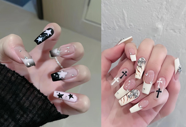 甜辣風夏日美甲，廣西美甲款式造型學校推薦