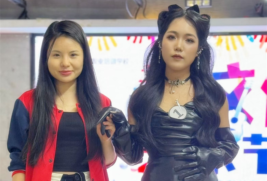 復(fù)古貓耳造型，廣西化妝彩妝造型訓(xùn)練作品