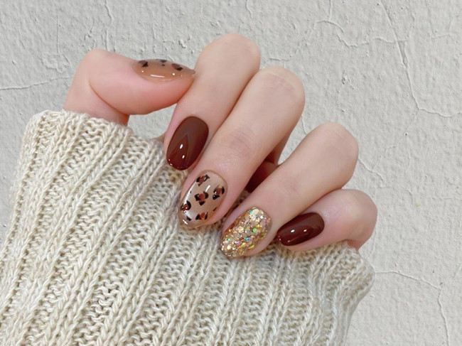 瑪瑙色系美甲，南寧美甲款式分享