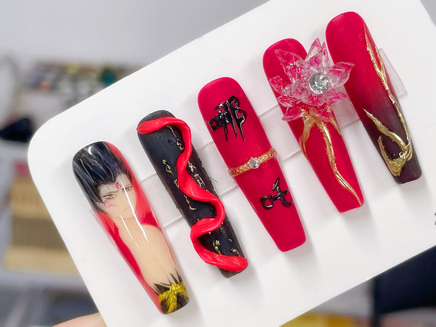 哪吒美甲，南寧美甲學(xué)校排名前三作品