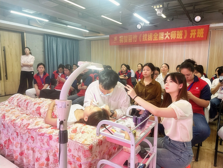 南寧紋繡培訓(xùn)開班，技術(shù)拓客技巧大放送