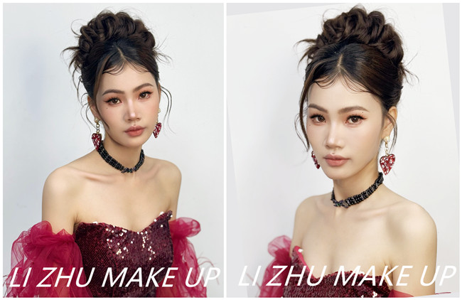 簡約禮服造型 | 南寧化妝培訓(xùn)哪里受歡迎