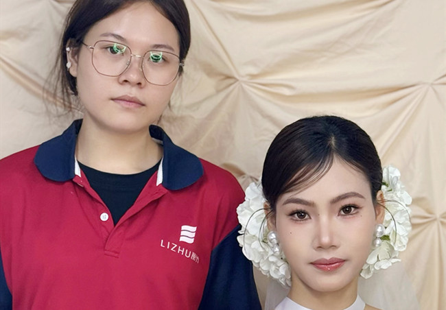 韓式新娘造型，南寧寫(xiě)真彩妝實(shí)訓(xùn)作品