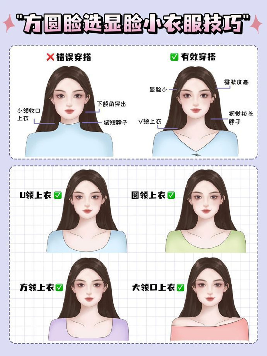 方圓臉如何選衣顯臉小？個(gè)人形象培訓(xùn)零基